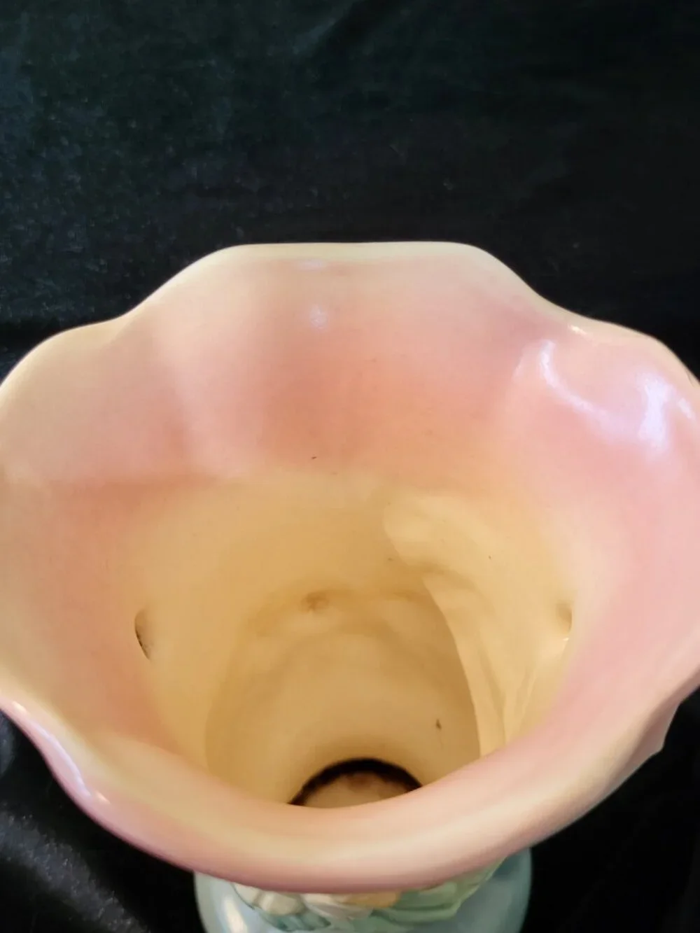 Vintage 1940s Hull Art Pottery Wildflower Vase Double Handled Pastel W-3